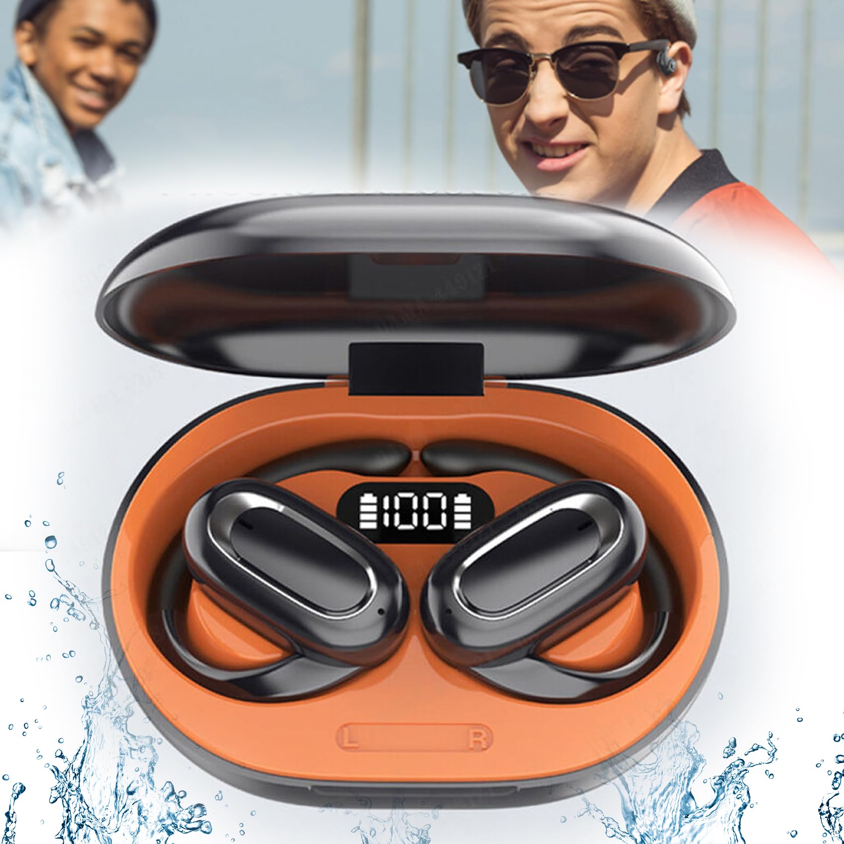 SoundPEATS Air5 draadloze oordopjes met aptx adaptieve lossless en QCC3091, Bluetooth V5.4 oortelefoon met 6 microfoons, totaal 30 uur, app-bediening SoundPEATS Air5 draadloze oordopjes met aptx adaptieve lossless en QCC3091, Bluetooth V5.4 oortelefoon met 6 microfoons, totaal 30 uur, app-bediening