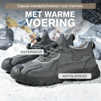 Casual wandelschoenen voor heren met warme voering