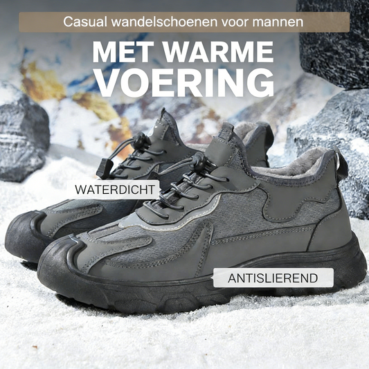 Casual wandelschoenen voor heren met warme voering