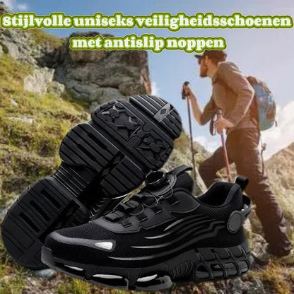 🔥Gratis verzending - Stijlvolle uniseks veiligheidsschoenen met antislip noppen