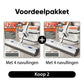 Zelfwringende Platte Mop met 360° Roterende Kop