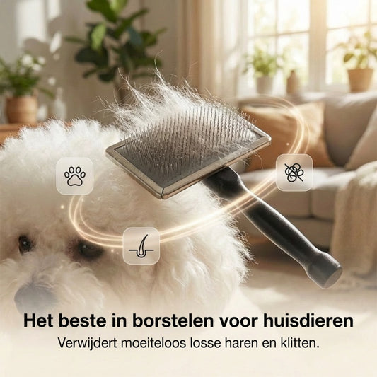 Professionele slickerborstel voor huisdieren