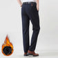 Great Gift for Him! Men’s Fashionable Stretch Plush-lined Suit Pants