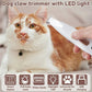 🎁Hot Sale⏳Waterdichte oplaadbare huisdierenscheerapparaat met LED-licht