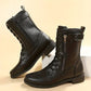 🔥🔥Gratis verzending👢Sale 49% korting - Orthopedische laarzen met ronde neus en zijrits voor dames