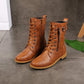 🔥🔥Gratis verzending👢Sale 49% korting - Orthopedische laarzen met ronde neus en zijrits voor dames