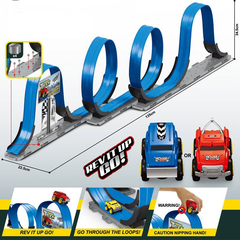 Magnetic Car Racers Magnetische Anti-Zwaartekracht Racebaan Set voor Auto's – cottoom