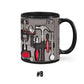 3D Mechanische Gereedschapskist Koffiemok Set