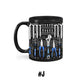 3D Mechanische Gereedschapskist Koffiemok Set