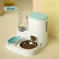 Zwaartekracht Huisdier Voerbak en Water Dispenser Set