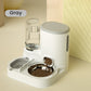 Zwaartekracht Huisdier Voerbak en Water Dispenser Set