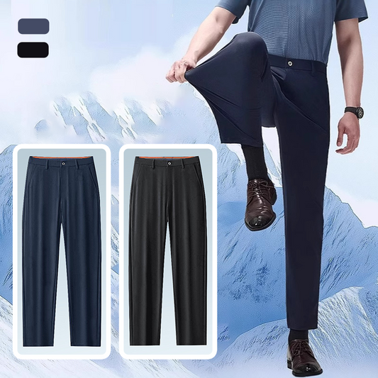 Heren Ice Feel Zachte Rekbare Pantalon
