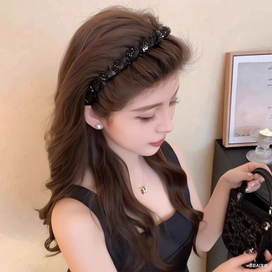Strass haarband met tanden voor dames