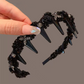 Strass haarband met tanden voor dames