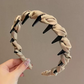 Strass haarband met tanden voor dames