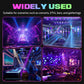🔈✨ Nu 50% Korting – Beperkte Tijd! ⏰ Multi-Beam LED Sfeerverlichting – 6 Beweegbare Lichten, Geluidsgeactiveerd & Met Afstandsbediening!