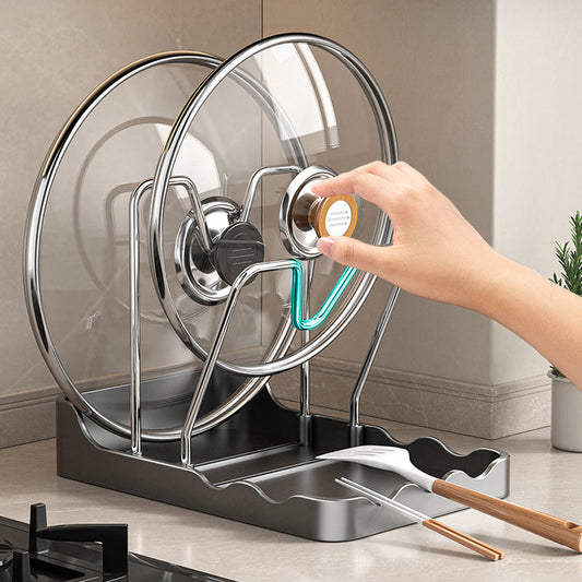 🍳 Christmas Deal – Slimme Keukenhouder voor Deksel & Plank!