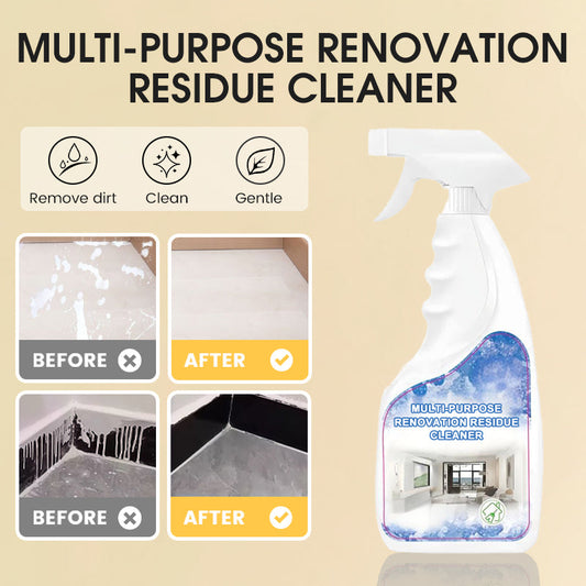 Multifunctionele reiniger voor renovatieresten