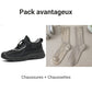 Casual wandelschoenen voor heren met warme voering