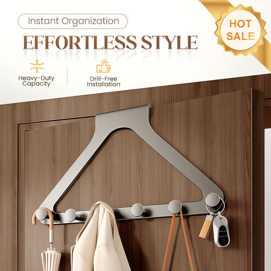 🥳2026 MEGA-AANBIEDING!🥳💞Meer dan 50.000 verkocht!💥🚪✨ Direct extra ruimte, achter elke deur. Magisch ophangrek met 6 haken – NU 50% KORTING! 🎩🔮