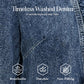 🧥 NU 50% KORTING! 🌸 Dames denimjas met ruches en open front – Lichtgewicht & vrouwelijk – Veelzijdig & chic 👗