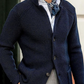 Heren lang mouw dik vest warme casual jas